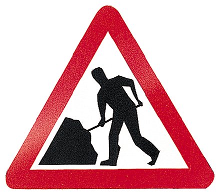Road Sign Triangle 900mm