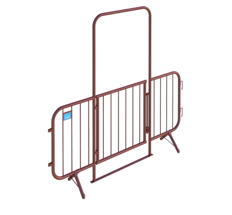 Walk Through Barrier with Gate