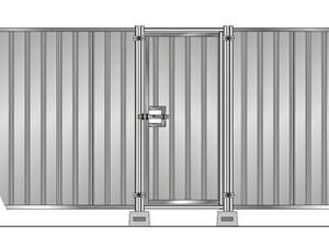 Pedestrian Gate 1.1m - Hoarding