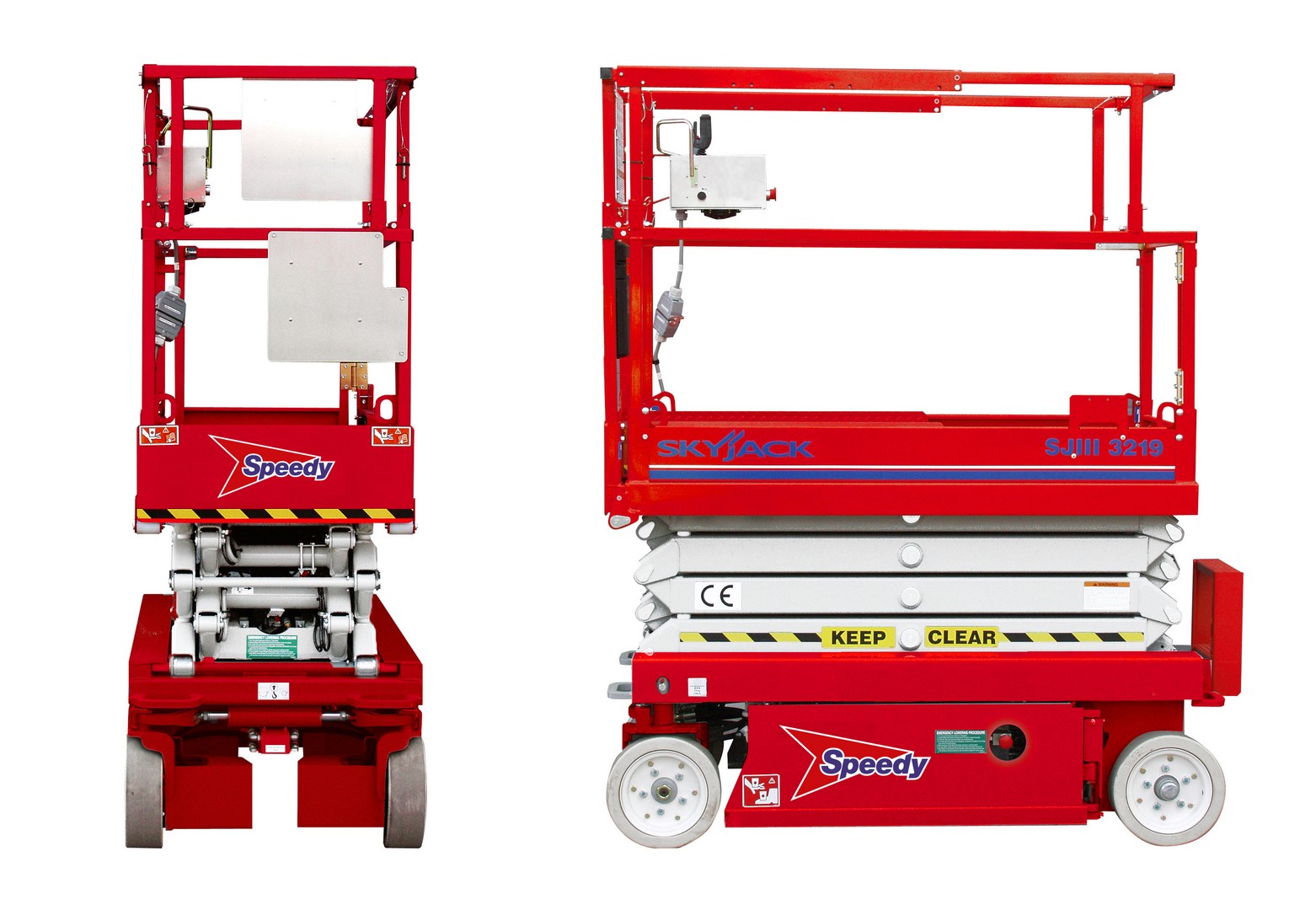 Skyjack Sj3219 7.8m (19ft) Scissor Lift 227kg Capacity - Mth