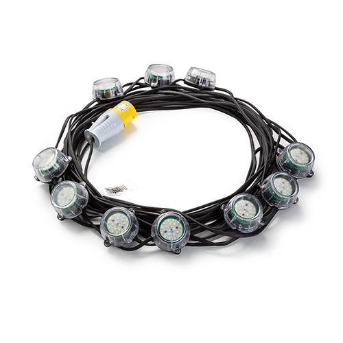 Festoon 22m LED灯套件25w 110v