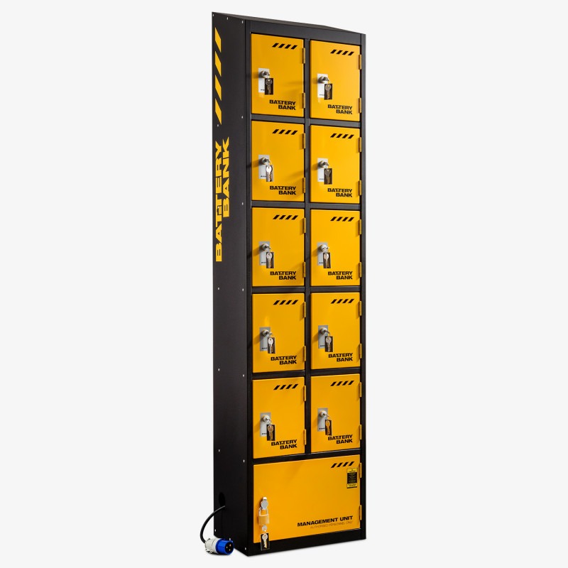 Van Vault E92000 10 Door Battery Bank Locker 240v 63Kg
