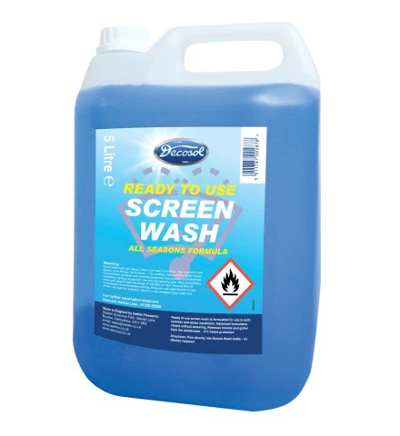 Decosol 5l Ready Mixed Screenwash 5kg