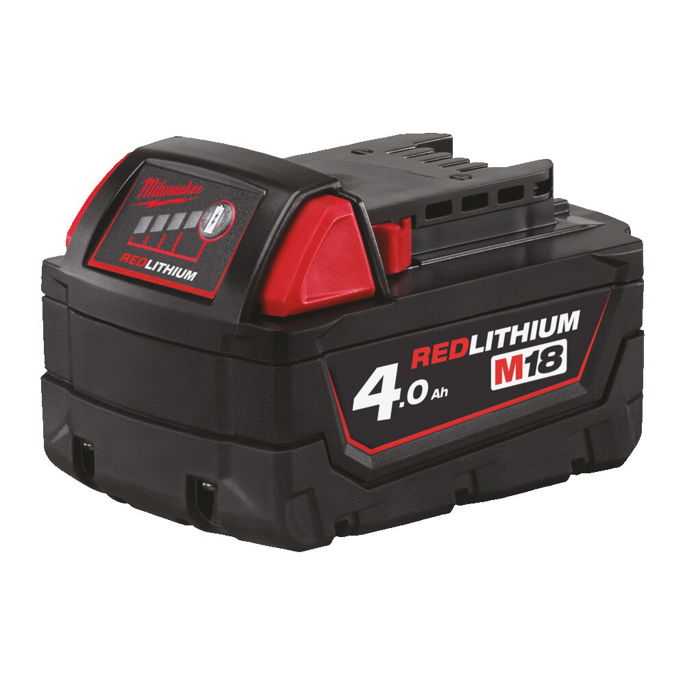 Milwaukee M18 4Ah REDLITHIUM ION Battery 0.7kg Speedy Hire