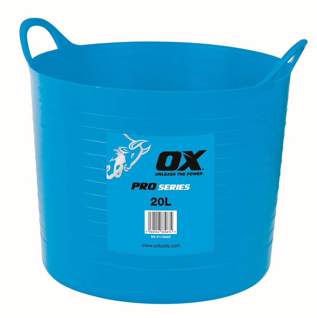 Ox Pro Heavy Duty 20L Flexi Tub