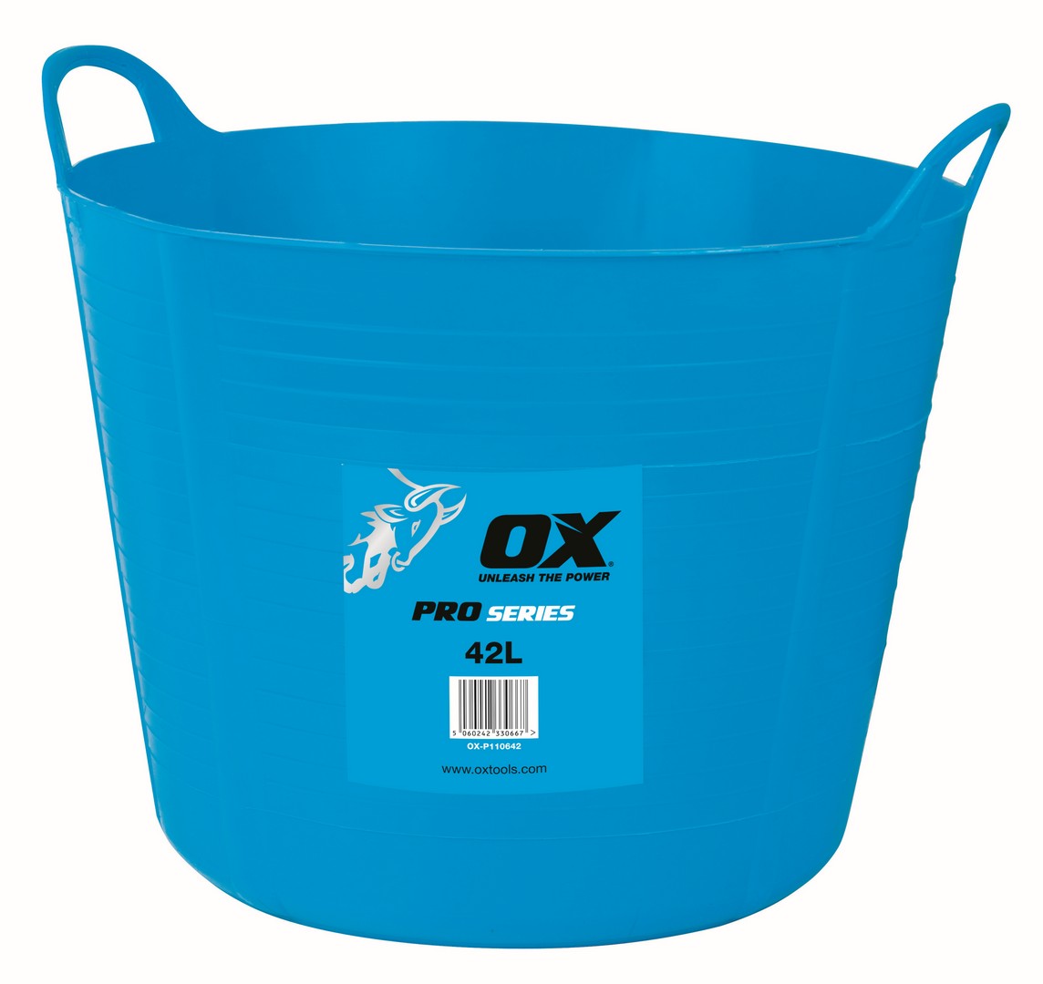 Ox Pro Heavy Duty 42L Flexi Tub