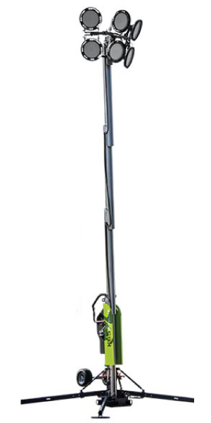 Ritelite Quad Pod K50 5.2m LED Lighting Tower 240v 220kg