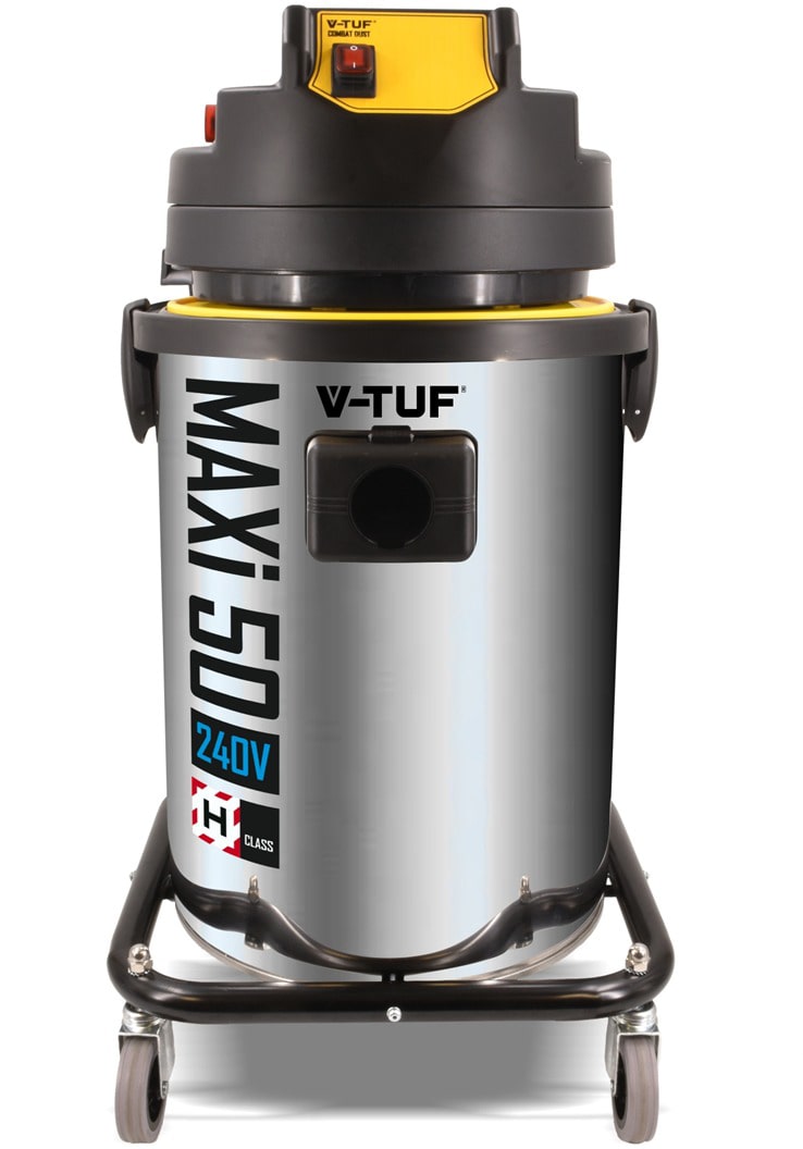 VTuf Maxi HClass 50L Industrial Dust Extraction Vacuum Cleaner 110v 14kg