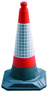Roadhog One-Piece Recycled Traffic Cone - 750mm