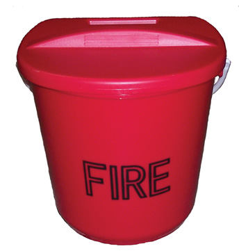 Plastic Fire Bucket - 10 Litre