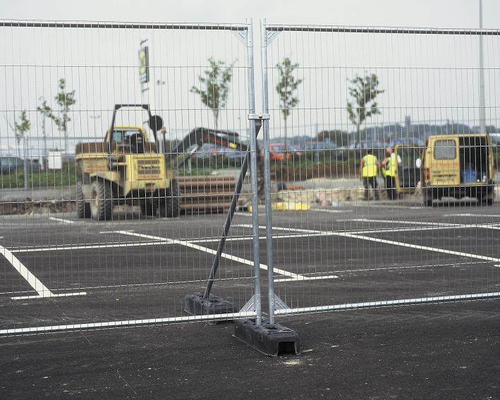 Heavy Duty Square Top Fence Panel 2x3.5m, Anti-climb Mesh
