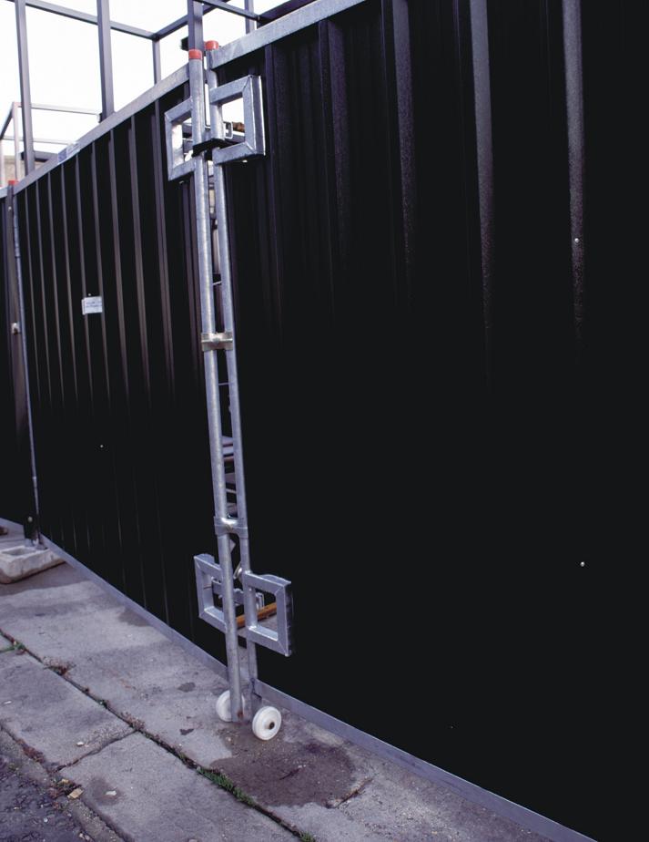 Steel Hoarding Vehicle Gate - 2.1m x 4.3m
