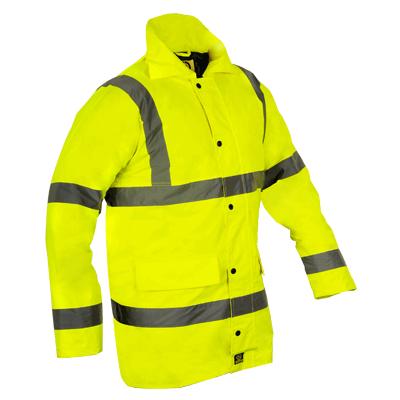 Parka Coat - Yellow - EN471 - XXL