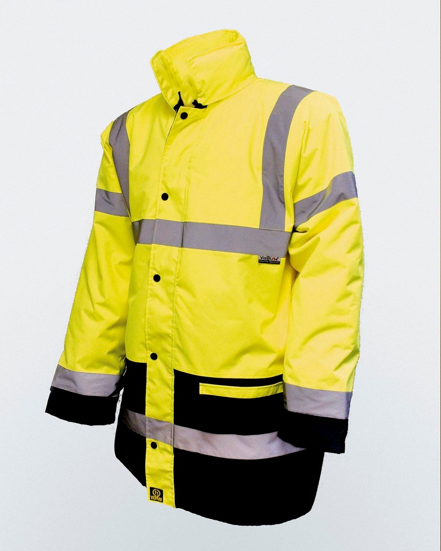 Parka 2 Tone - Yellow / Navy - EN471 - L