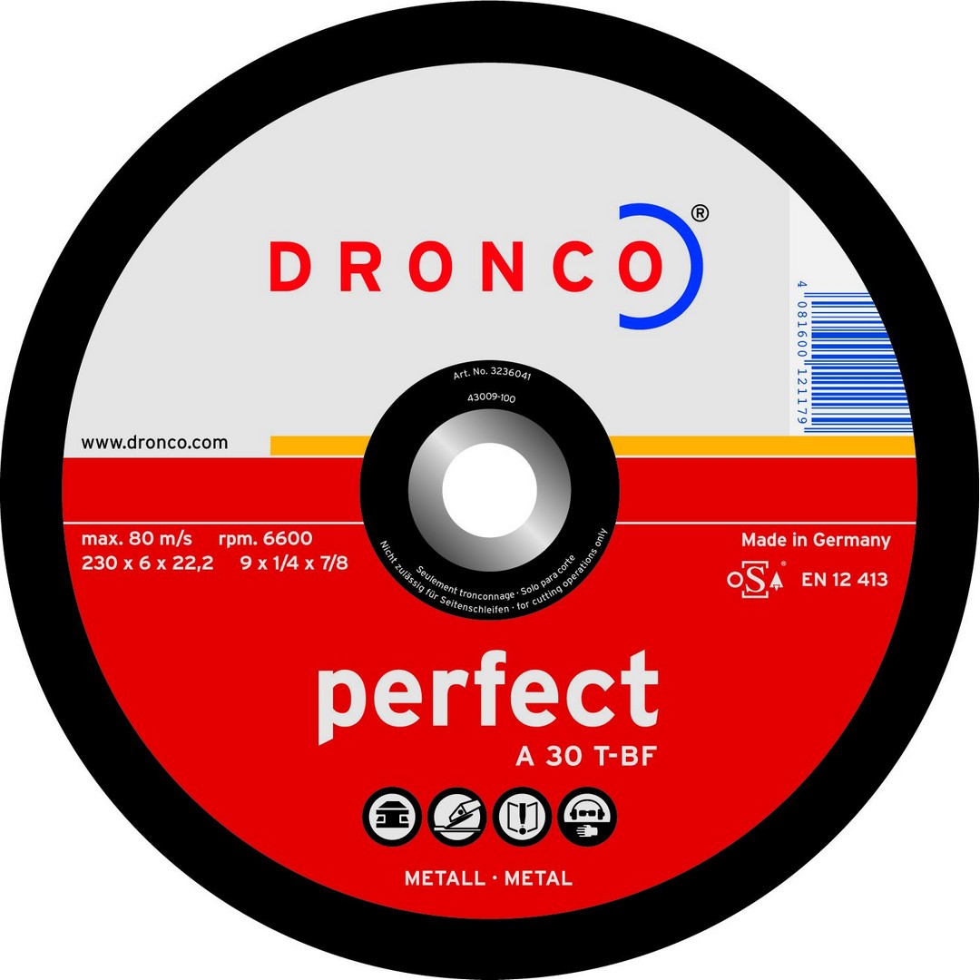 Dronco Metal Grinding Disc DPC - 115x6.4x22.41mm