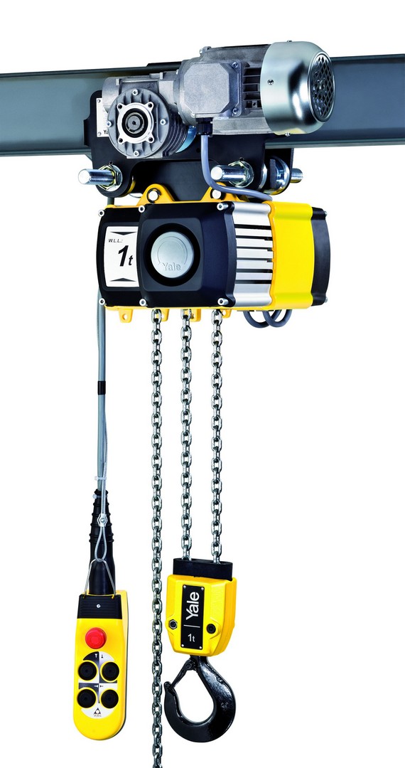 Yale Chain Hoist Electric 250kg x 3m HOL.1 Sp.Elec Trolley 1 Sp