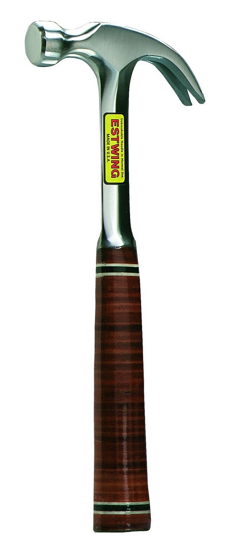 Estwing 16oz Curved Claw Hammer Leather Grip E16C